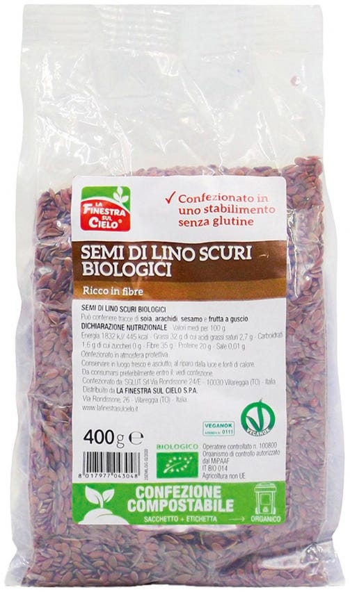 Semi di lino scuro