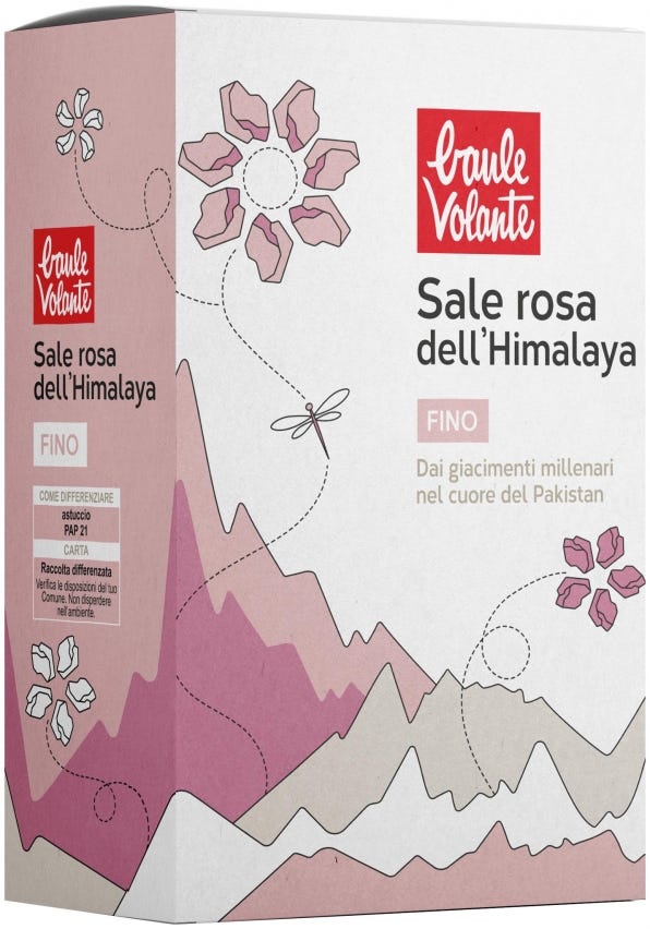 Sale rosa dell'Himalaya fino