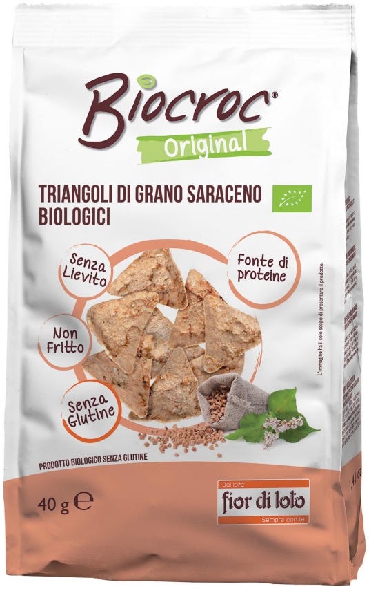 Triangoli snack di grano saraceno