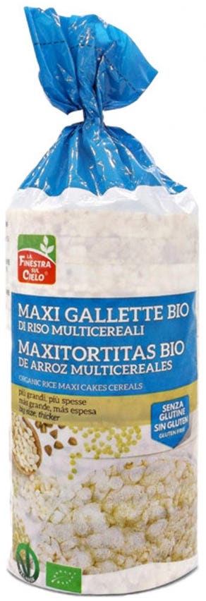 Maxi gallette di riso e multicereale