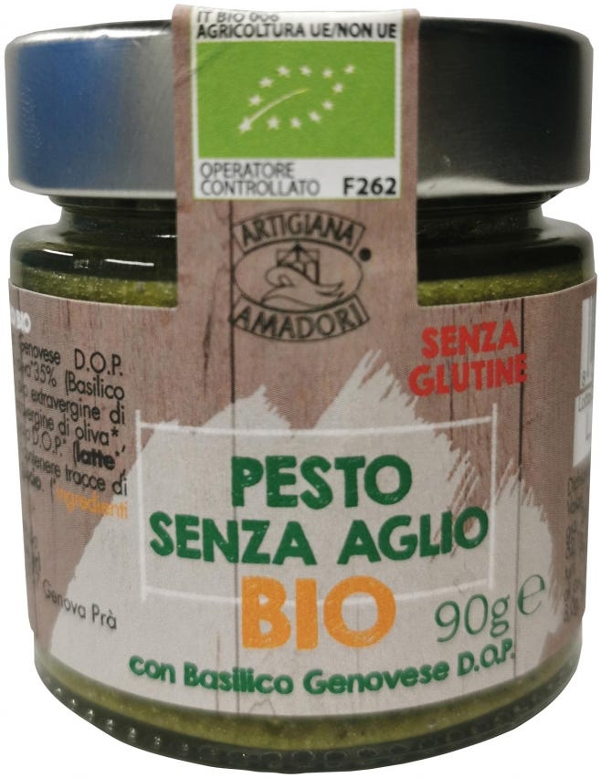 Pesto fresco senza aglio
