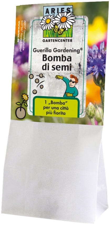 Bomba di semi per guerrilla gardening