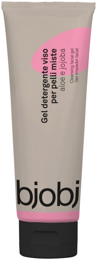 Gel detergente viso per pelli miste aloe e jojoba