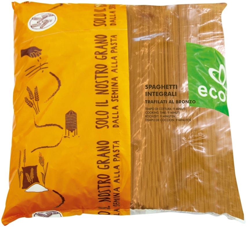 Spaghetti integrali trafilati a bronzo - Filiera