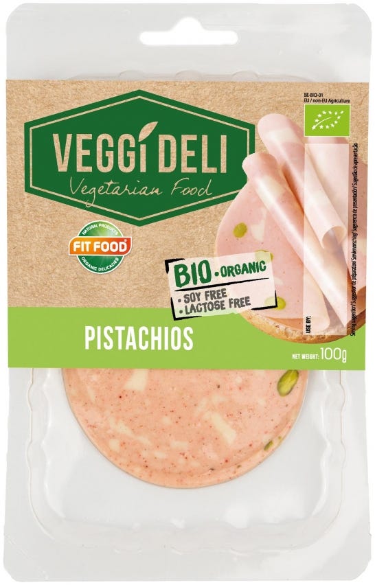 Veggi Deli Pistachios - Affettato vegetariano al pistacchio