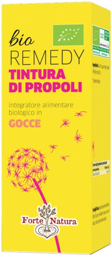 Tintura di propoli con contagocce