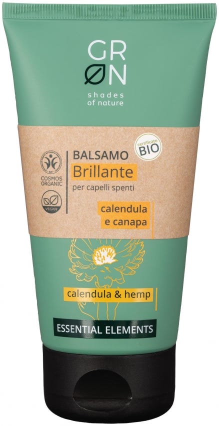 Balsamo effetto brillante calendula e canapa Essential Elements