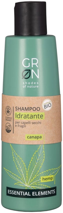Shampoo idratante con canapa Essential Elements