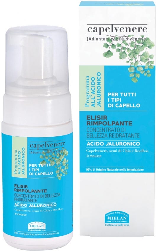 Mousse Elisir rimpolpante con acido ialuronico Capelvenere