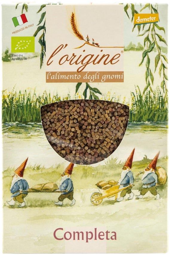 Pastina di cereali Completa con verdure