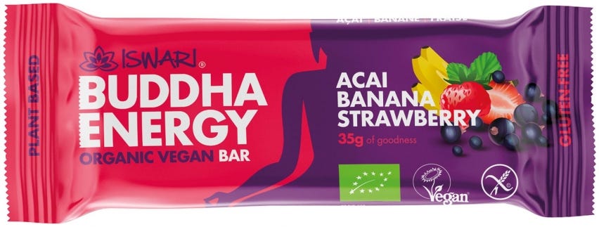 Buddha energy açai, fragola e banana