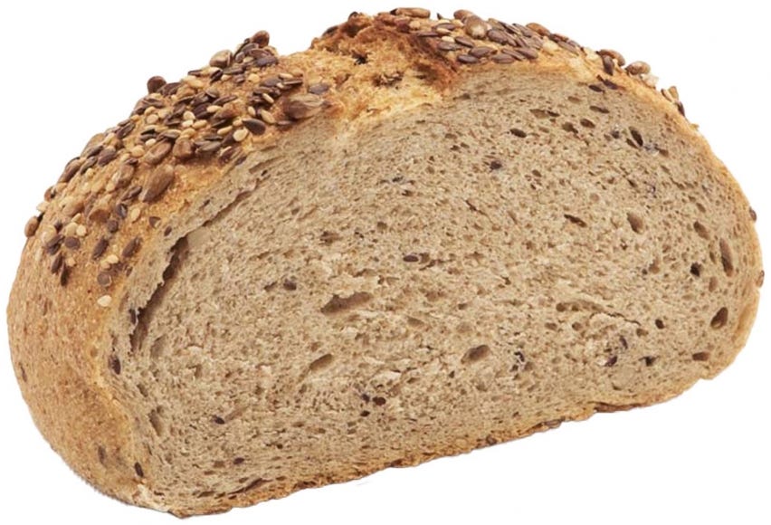 Pane al farro con semi di lino e girasole