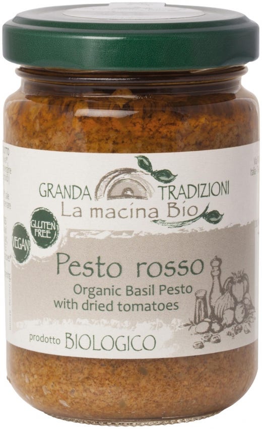 Pesto rosso con pomodori secchi