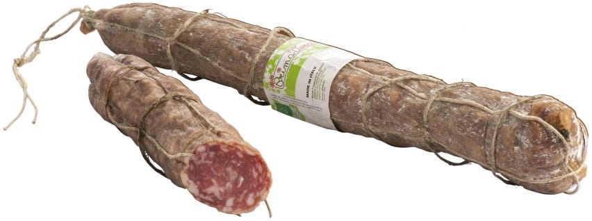 Salame bioettore da taglio in tubo regalo