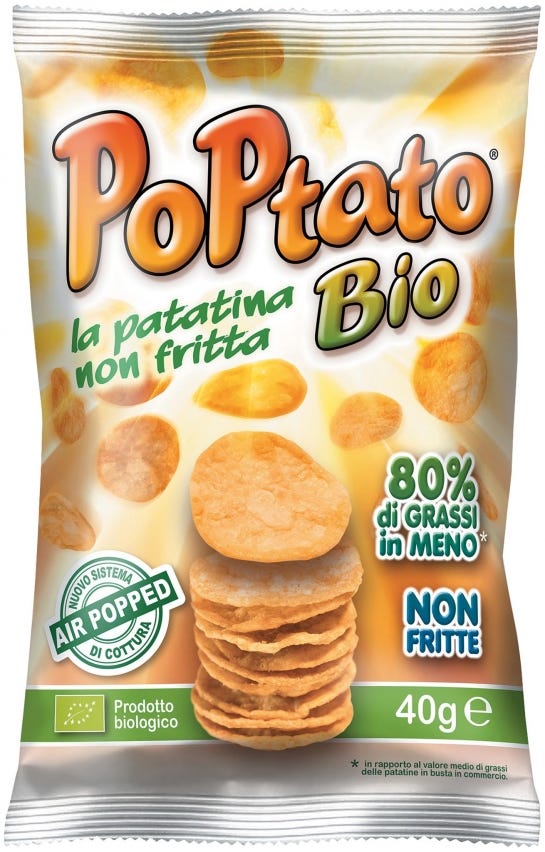 Patatine non fritte