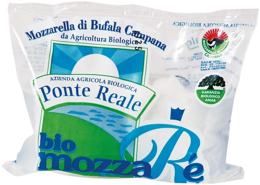 Mozzarella di bufala campana DOP