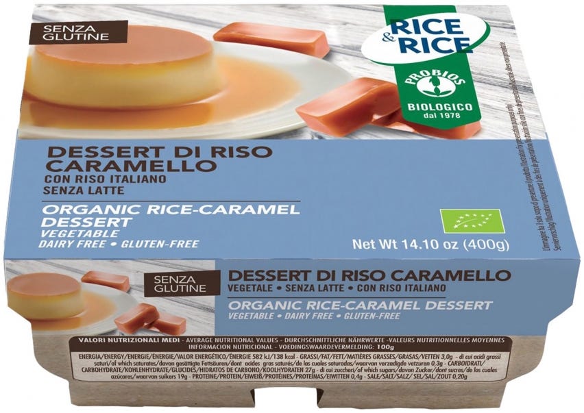 Dessert di riso al caramello Rice & Rice