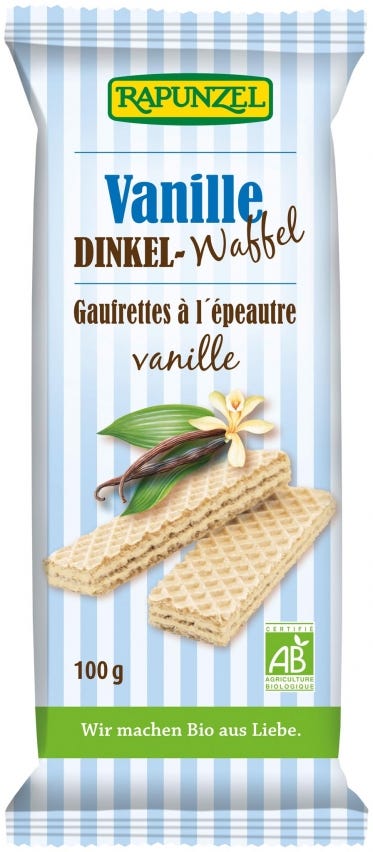 Wafers di farro alla vaniglia