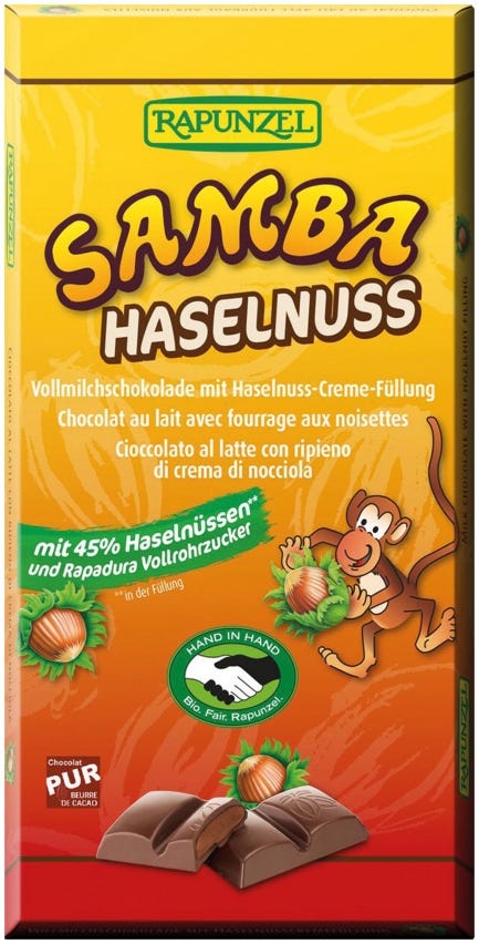Tavoletta cioccolato Samba