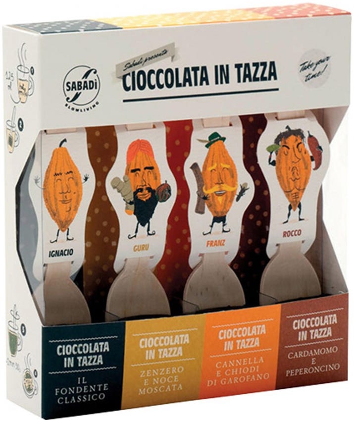 Cioccolata in tazza extra fondente assortita