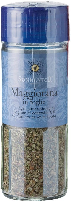 Maggiorana in foglie in vaso