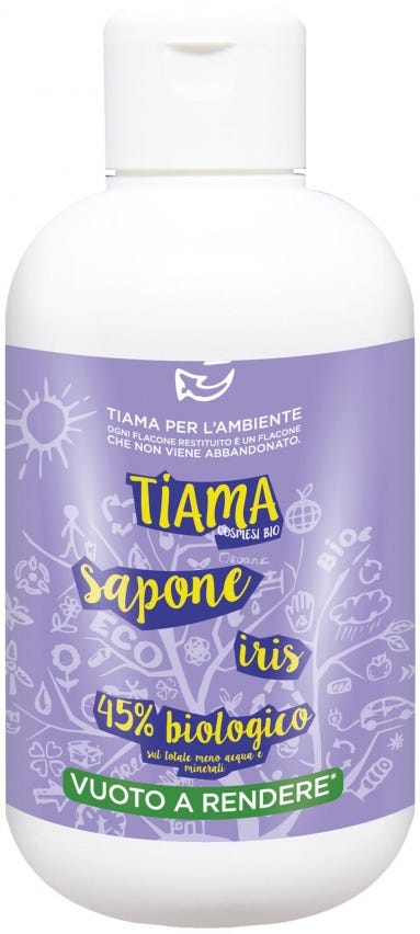 Sapone liquido all’iris