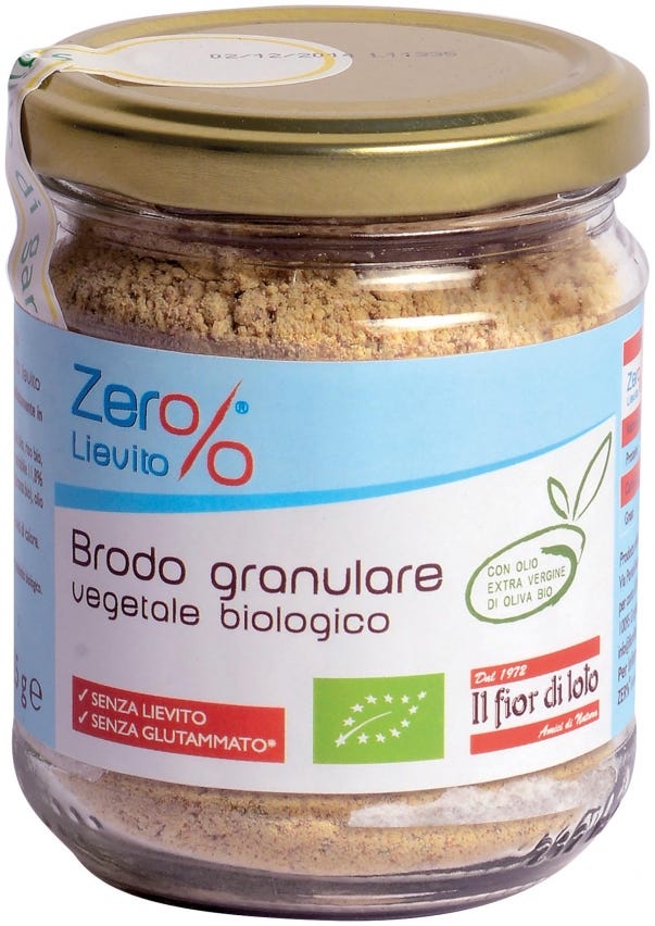 Brodo granulare vegetale