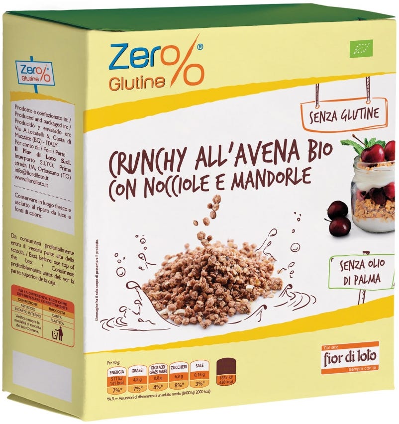 Crunchy allavena con nocciole e mandorle