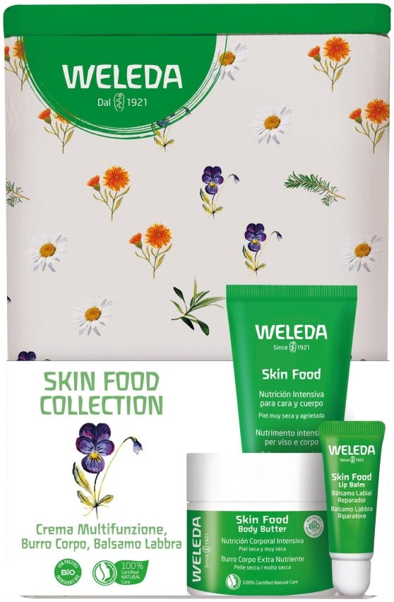 Box skin food collection