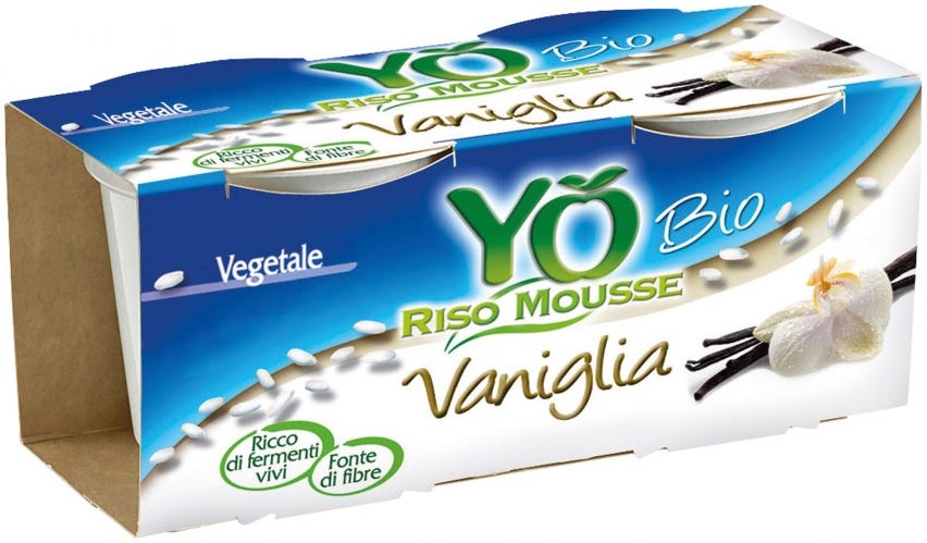 Yo riso mousse alla vaniglia