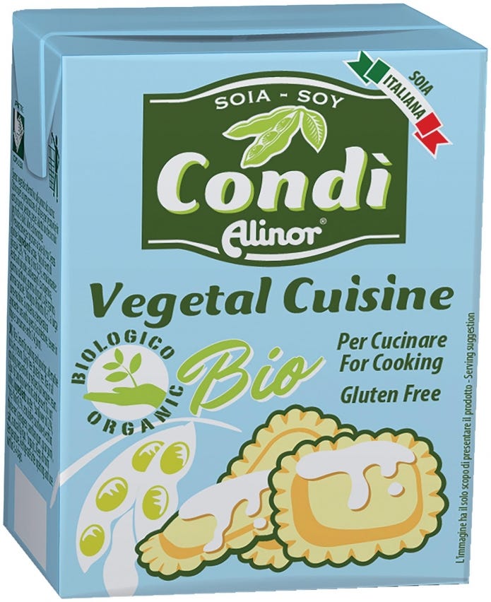 Vegetal cuisine a base di soia Condì