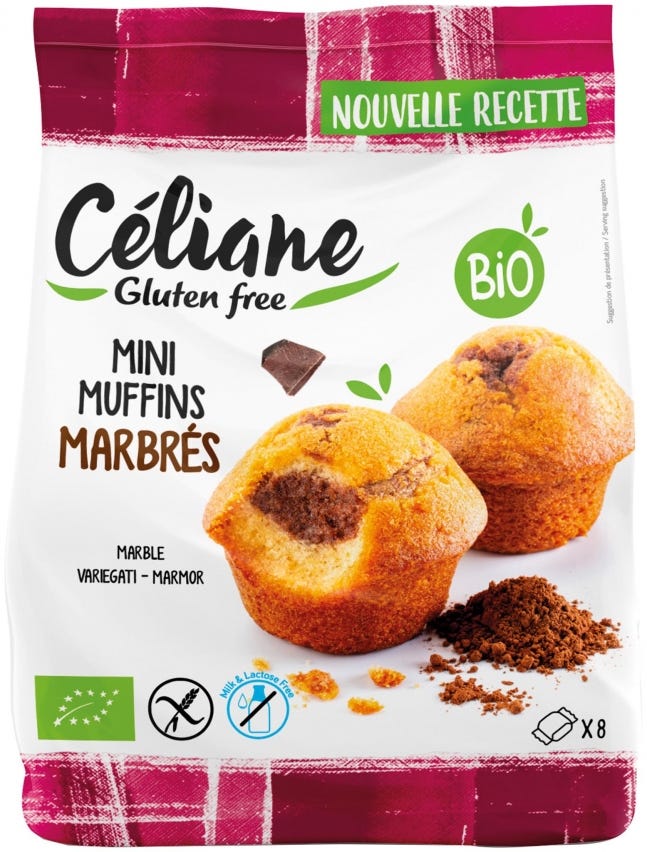 Muffin variegato al cacao