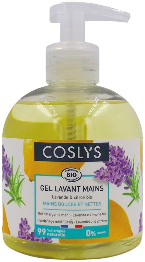 Gel detergente mani alla lavanda e limone