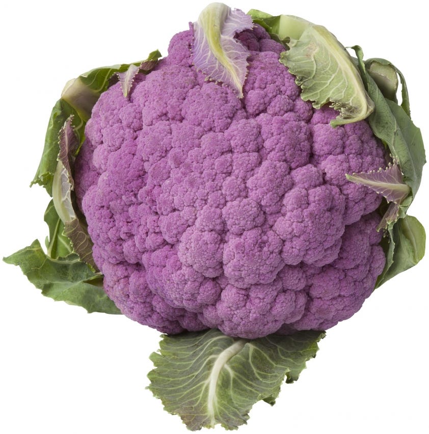 Cavolfiore viola