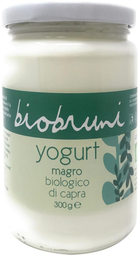 Yogurt magro di latte di capra