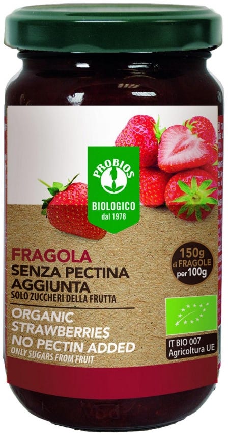 Composta di fragole senza pectina aggiunta