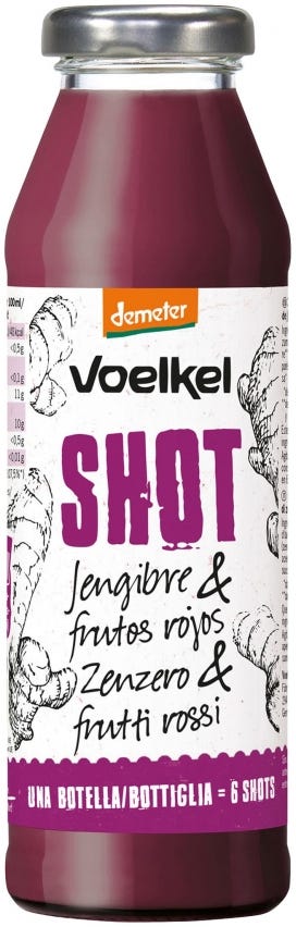 Shot zenzero e bacche