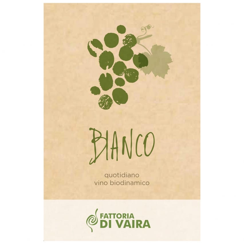 Vino bianco bag in box