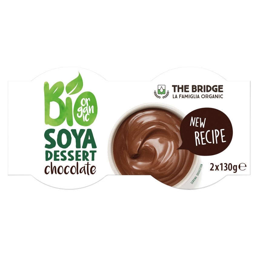 Bio soya - dessert di soia al cacao