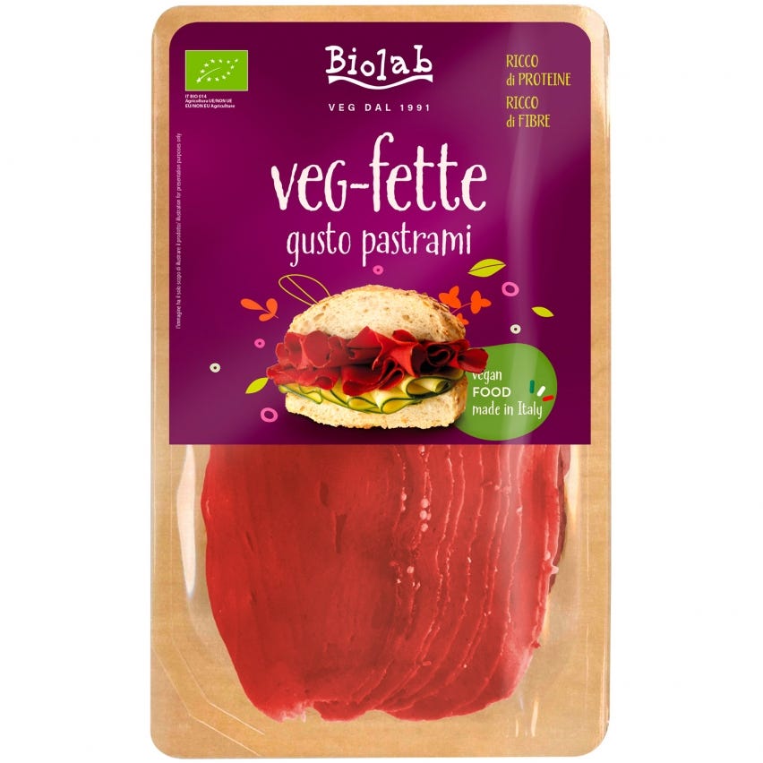 Veg fette gusto pastrami