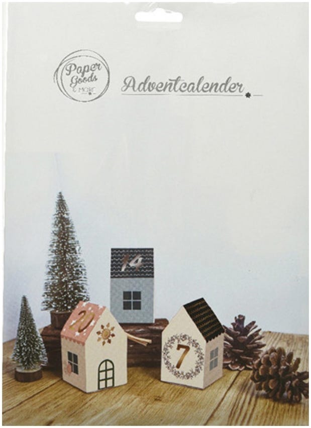 CAlendario dell'Avvento rosa cassette