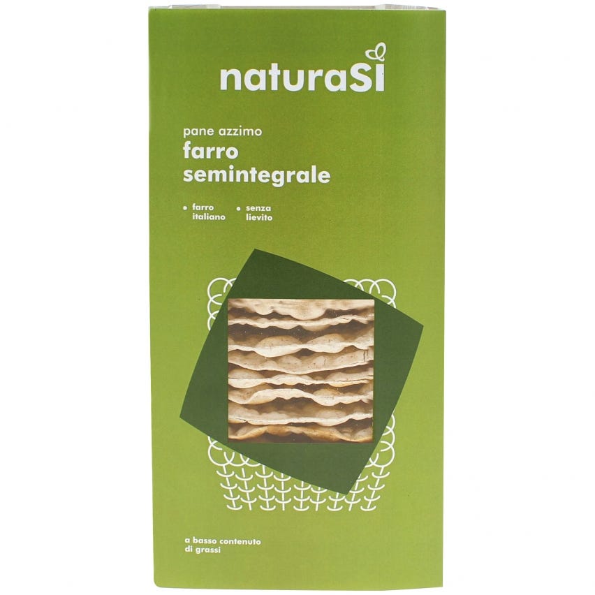 Pane azzimo di farro semintegrale