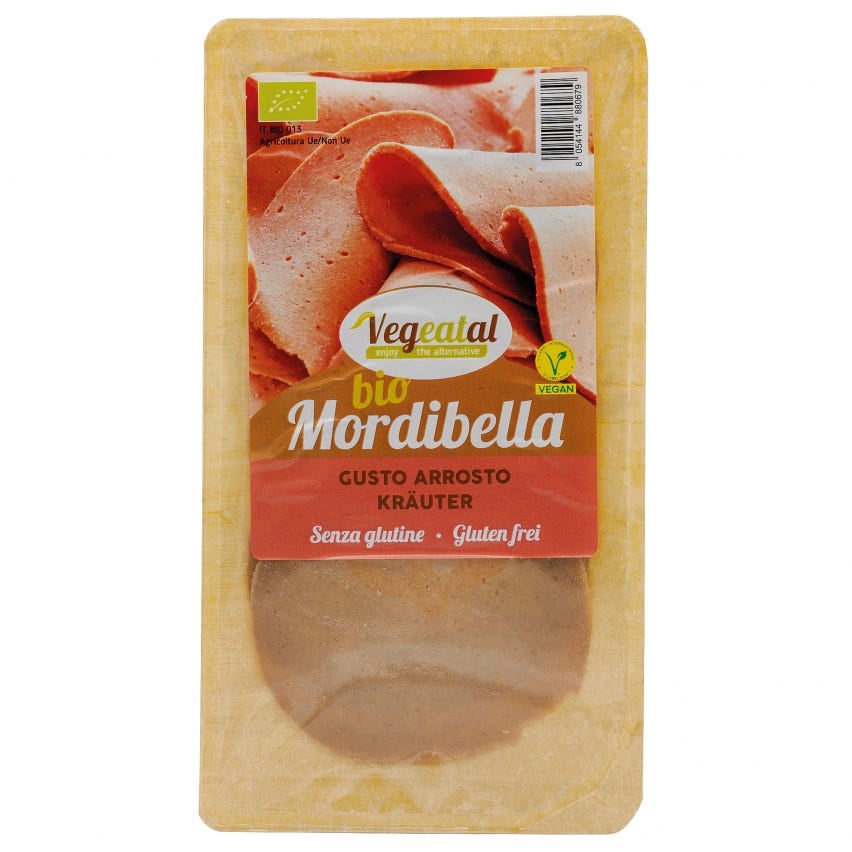 Bio Mordibella - Affettato vegetale gusto Prosciutto Arrosto