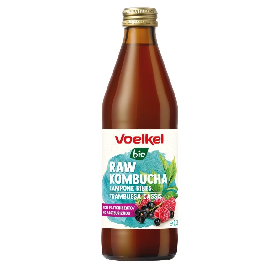 Kombucha lampone e ribes nero