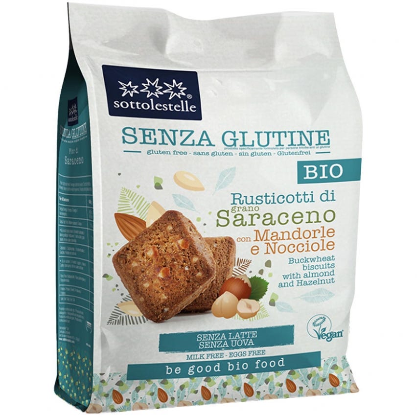 Rusticotti di grano Saraceno Mandorle e Nocciole