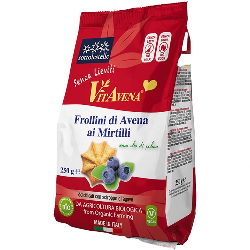 Frollini di avena ai mirtilli
