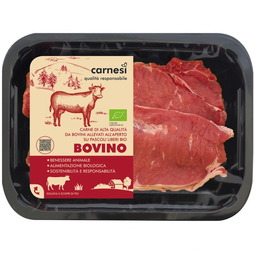 Costata di bovino senza osso