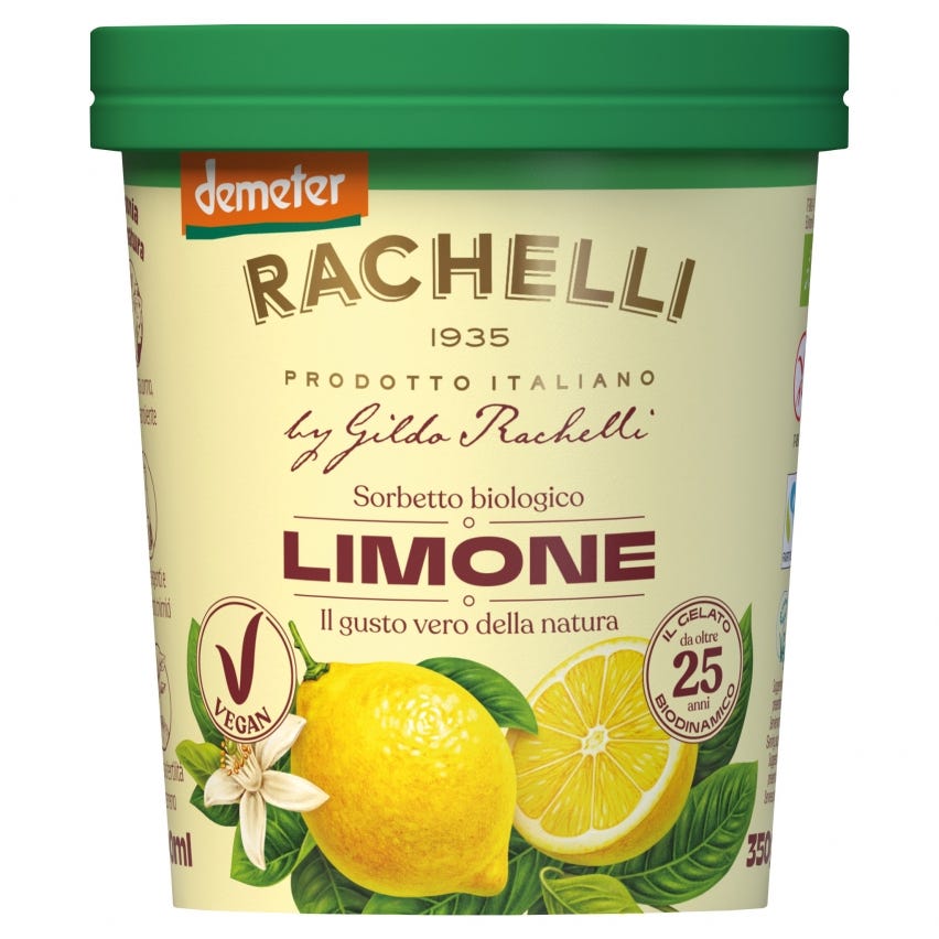 Sorbetto in barattolo di limone