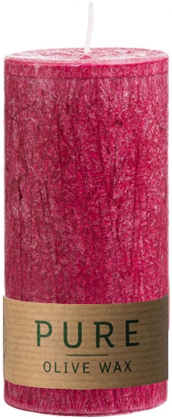 Candela olio d'oliva - rossa