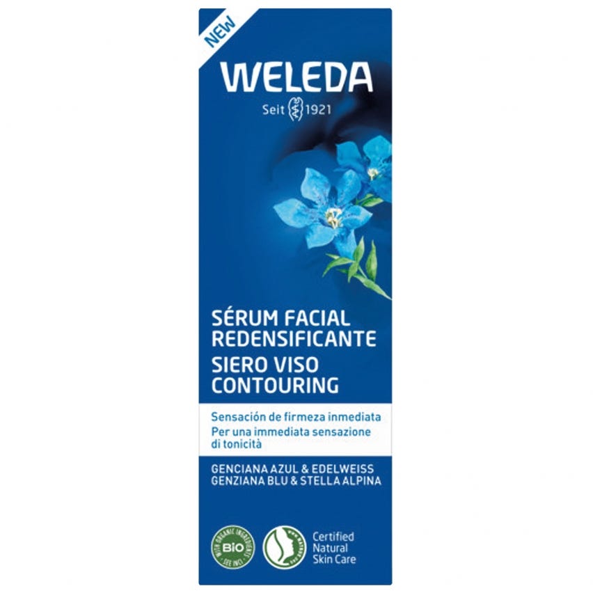 Siero viso contouring - Genziana blu e stella alpina